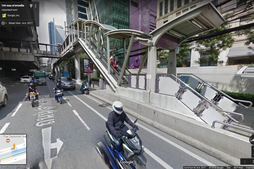 S1 Large Duplex Silom 3 Beds, Full Kitchen Wifi Appartement Bangkok Buitenkant foto